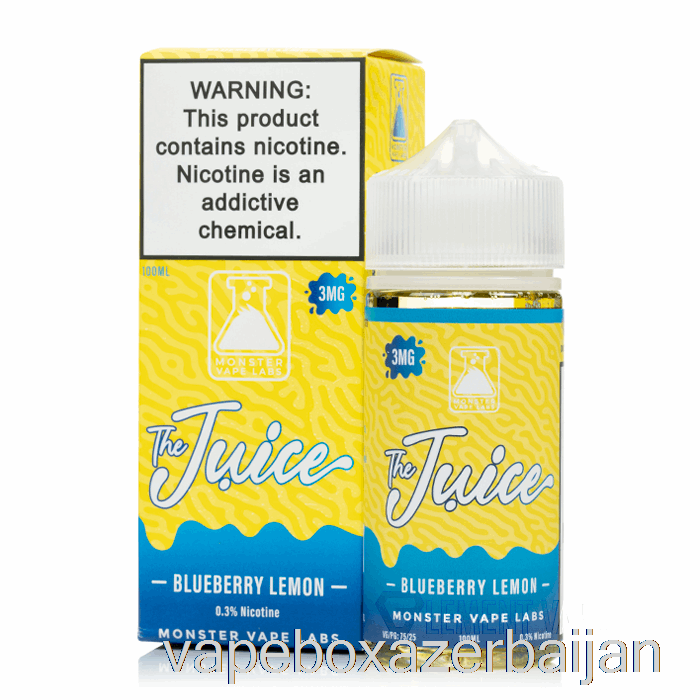 E-Juice Vape Blueberry Lemon - The Juice - 100mL 0mg